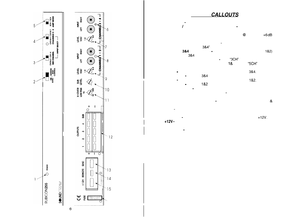 Key to | Soundstream Technologies 255 User Manual | Page 4 / 14