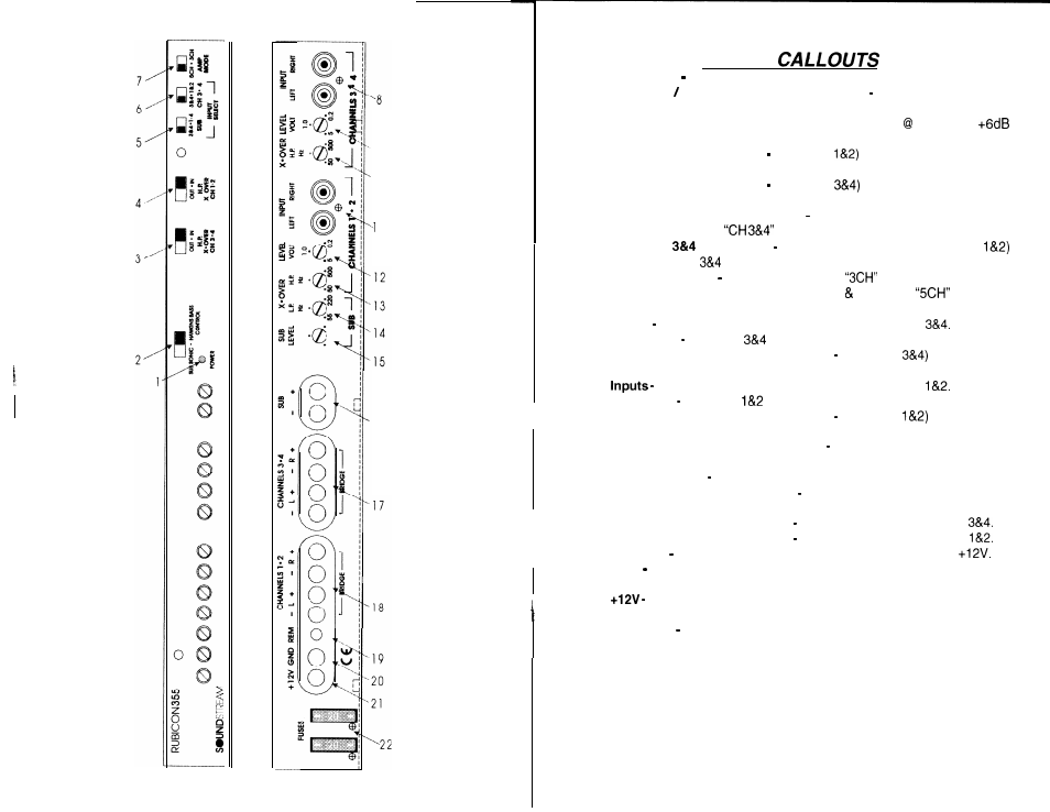 Key to | Soundstream Technologies 255 User Manual | Page 5 / 14