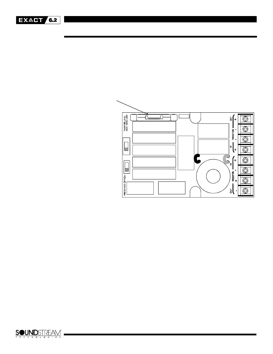 Dynamic tweeter level control | Soundstream Technologies Exact 6.2 User Manual | Page 7 / 13