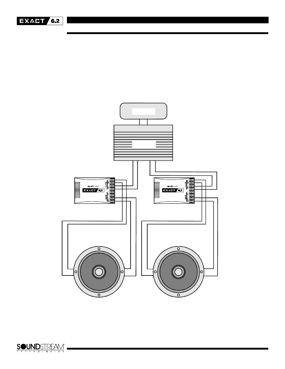 Wiring, Exact6.2 wiring diagram | Soundstream Technologies Exact 6.2 User Manual | Page 8 / 13