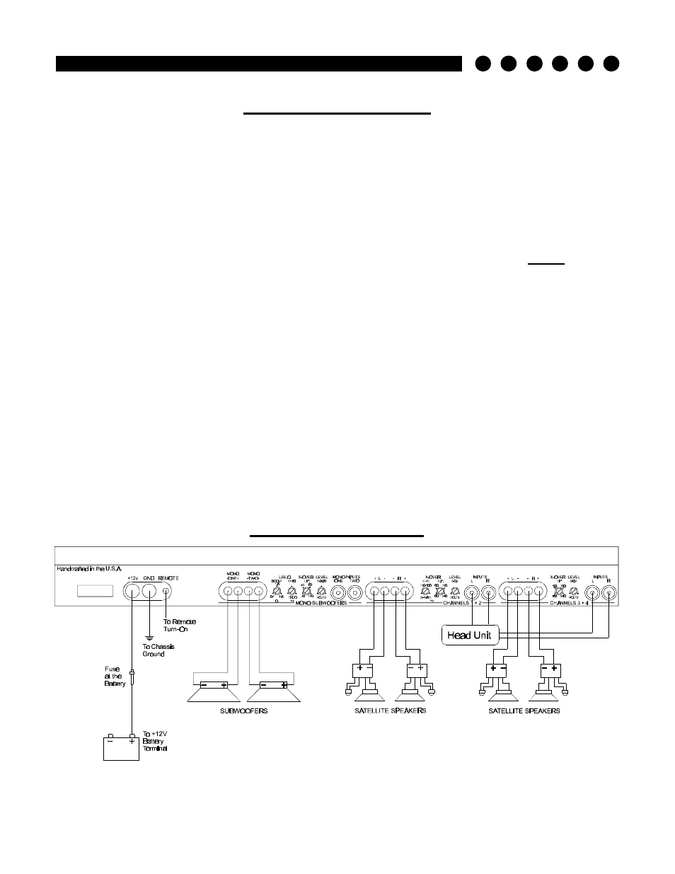 Wiring diagram, Wiring (continued) | Soundstream Technologies 705s User Manual | Page 13 / 24
