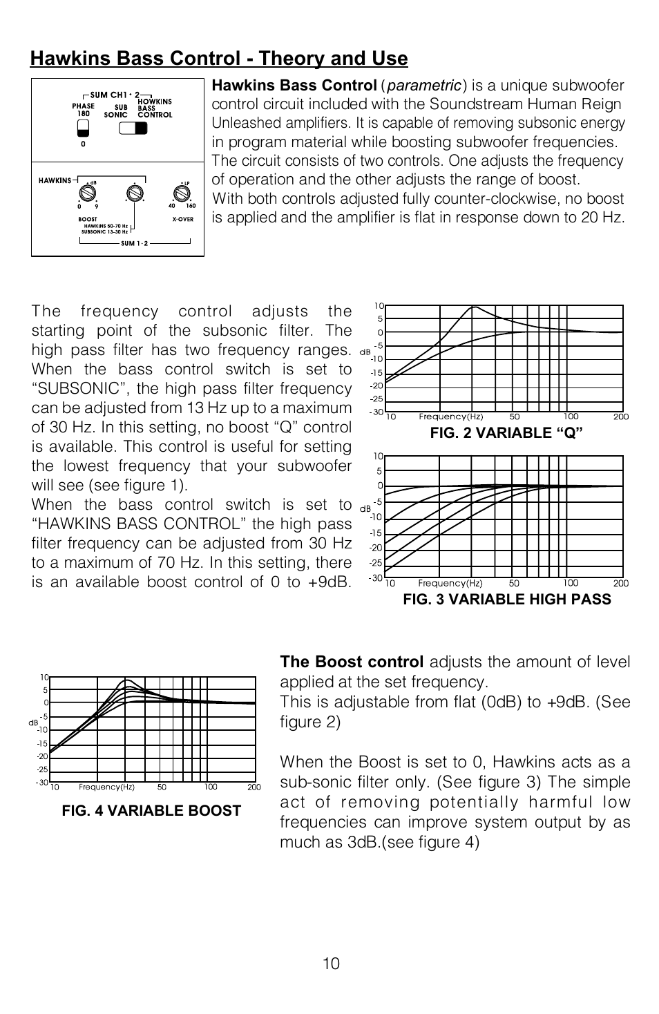 Hawkins bass control - theory and use | Soundstream Technologies HRU. 2 User Manual | Page 10 / 17