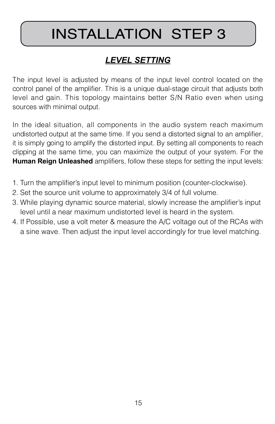 Soundstream Technologies HRU. 2 User Manual | Page 15 / 17