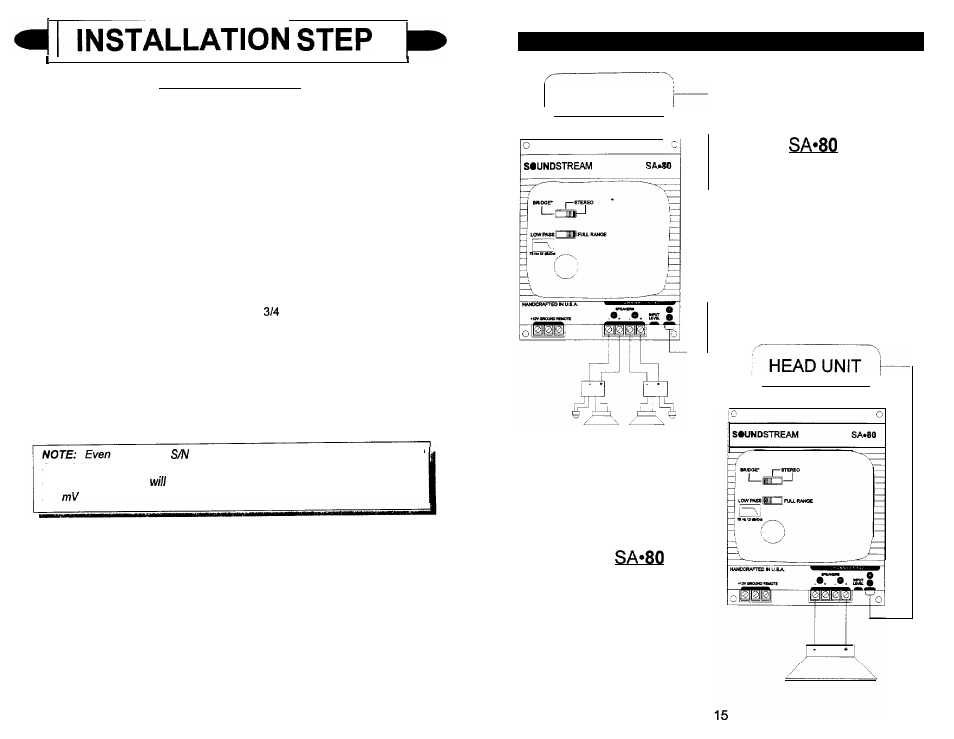 Level setting head unit | Soundstream Technologies SA 164 User Manual | Page 8 / 11