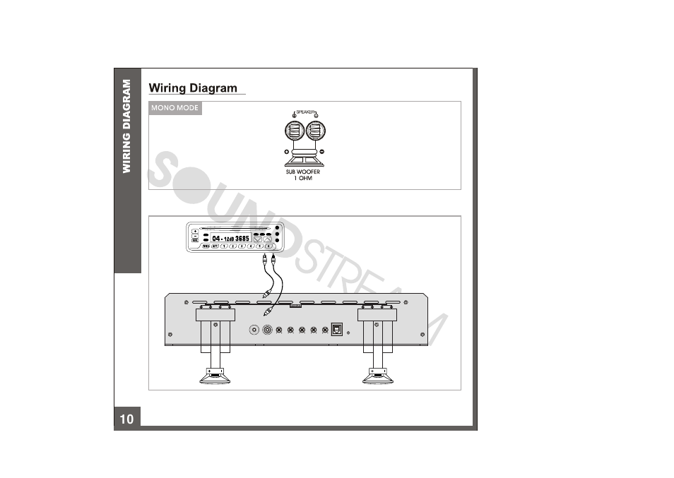 Wiring diagram | Soundstream Technologies XXX-15000D User Manual | Page 11 / 13