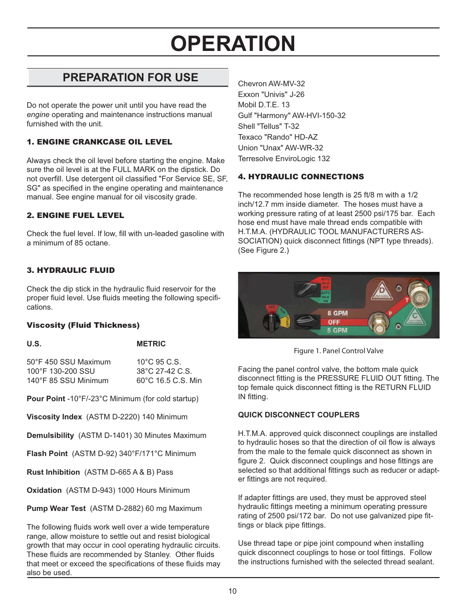Operation, Preparation for use | Stanley GT 18B01 User Manual | Page 10 / 30