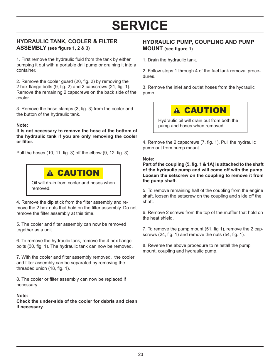 Service, Caution | Stanley GT 18B01 User Manual | Page 23 / 30