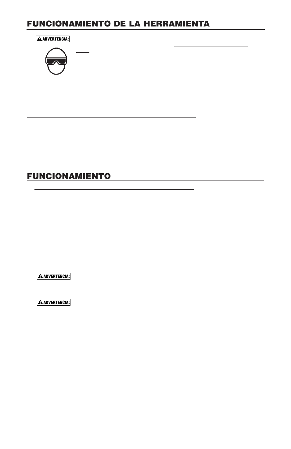 Funcionamiento de la herramienta, Funcionamiento, Funcionamiento del disparo de contacto | Funcionamiento del disparo secuencial, Funcionamiento con gatillo | Bostitch Bostich Pneumatic Roofing Nailer RN46 User Manual | Page 18 / 32