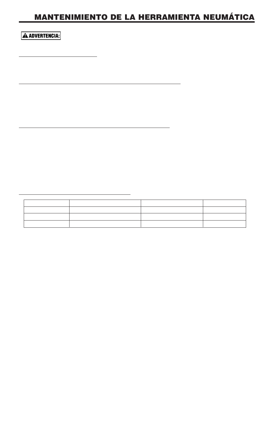 Mantenimiento de la herramienta neumática, Partes de reemplazo, Procedimiento de ensamble para los sellos | Presión y volumen del suministro de aire, Especifications del sujetador | Bostitch N100CPP User Manual | Page 19 / 32