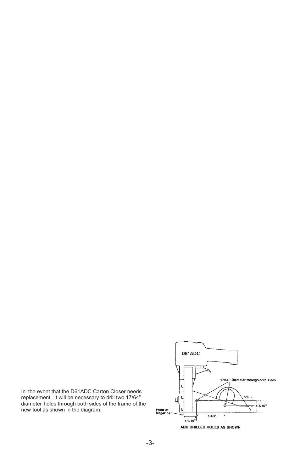 Modification of d61adc for use on d61adcsb | Bostitch D61ADCSB User Manual | Page 3 / 10