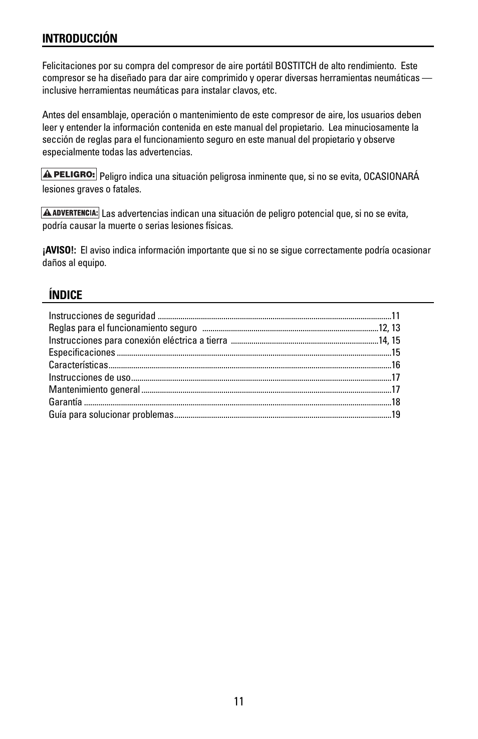 Bostitch CAP1512-OF User Manual | Page 11 / 28