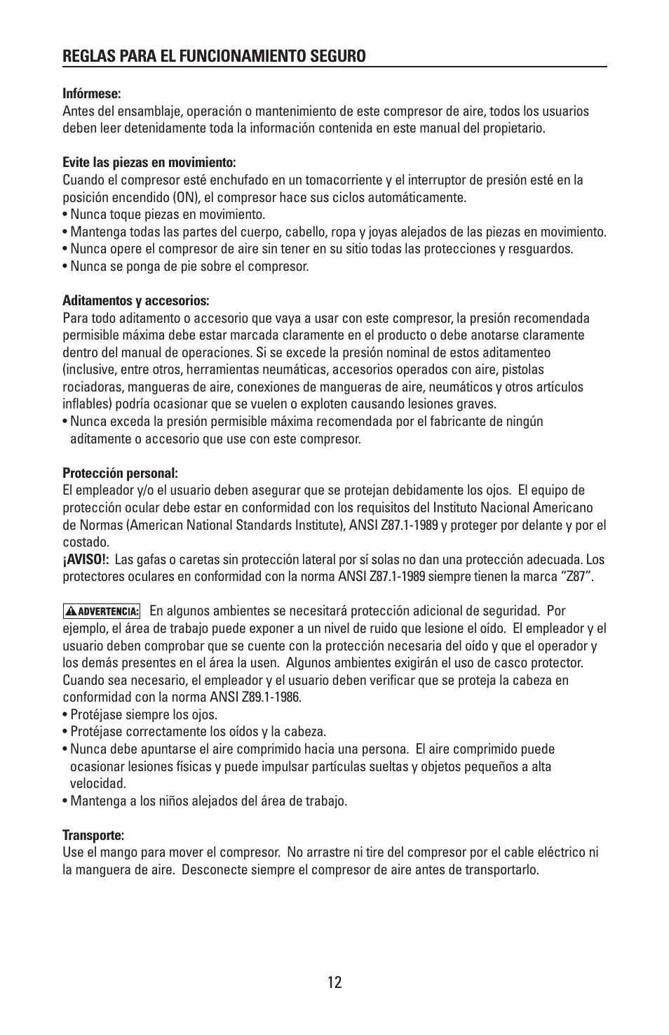 Bostitch CAP2000P-OF User Manual | Page 12 / 32
