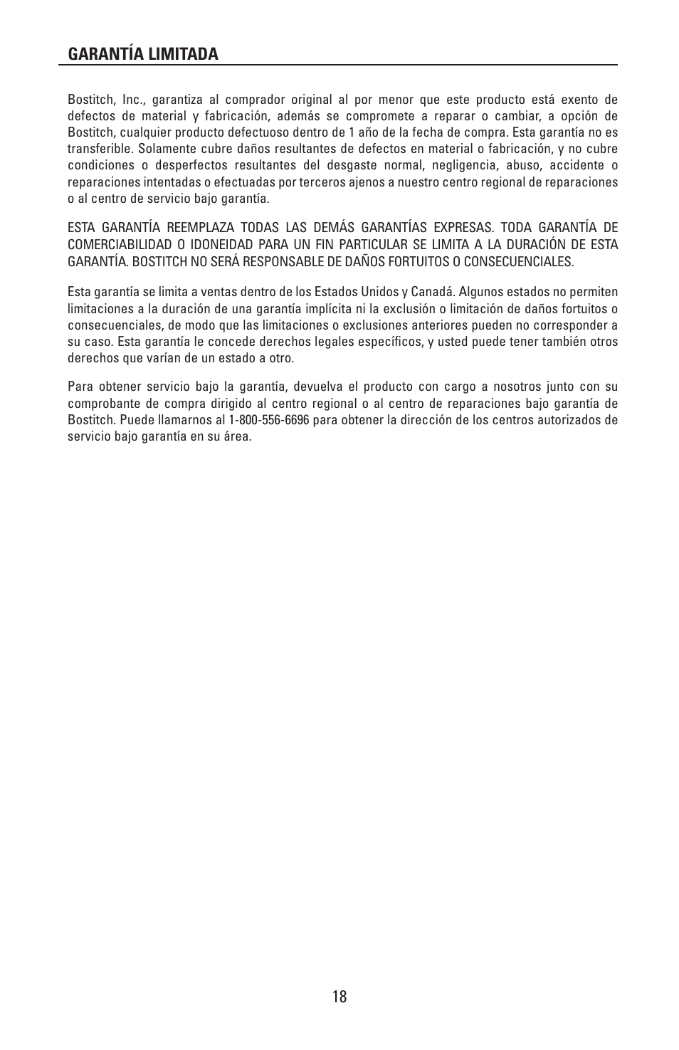 Bostitch CAP2000P-OF User Manual | Page 18 / 32