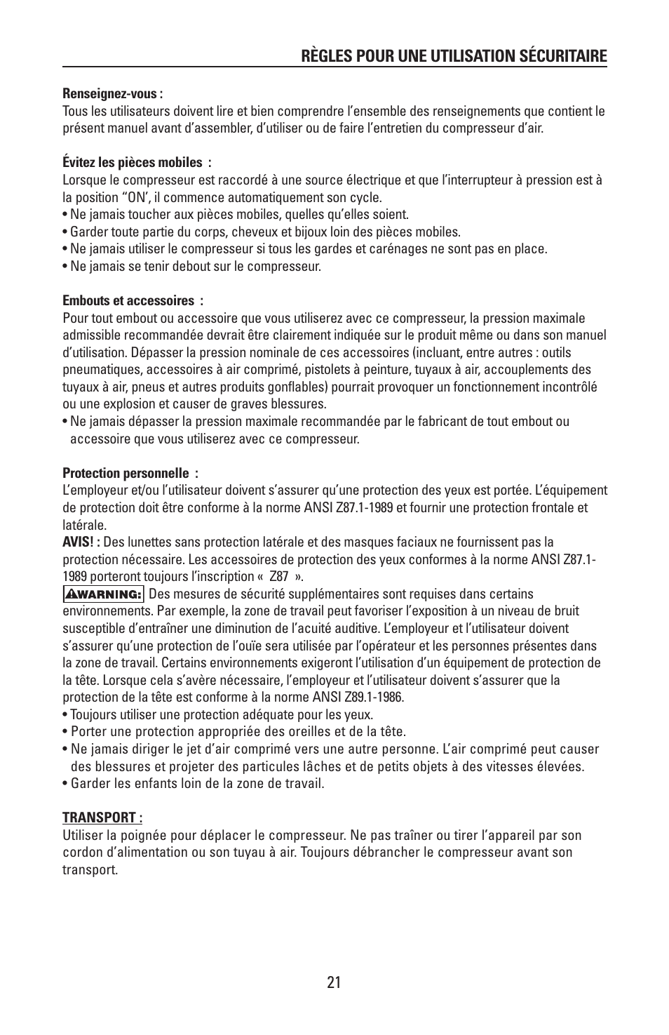 Bostitch CAP2000P-OF User Manual | Page 21 / 32