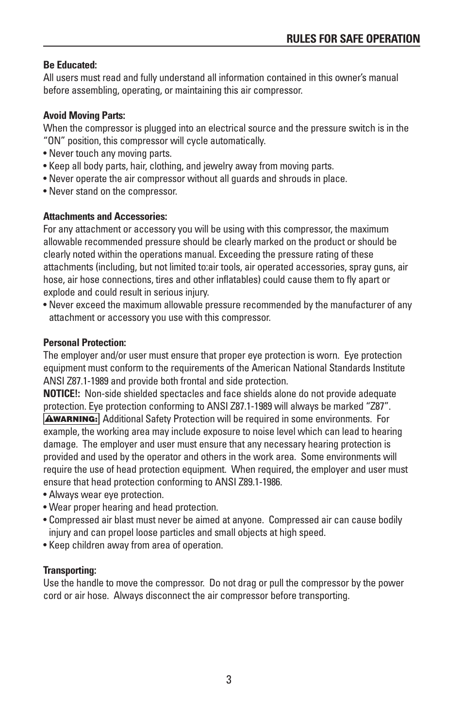 Bostitch CAP2000P-OF User Manual | Page 3 / 32