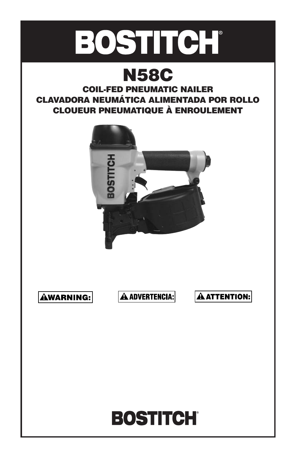 Bostitch N58C User Manual | 32 pages