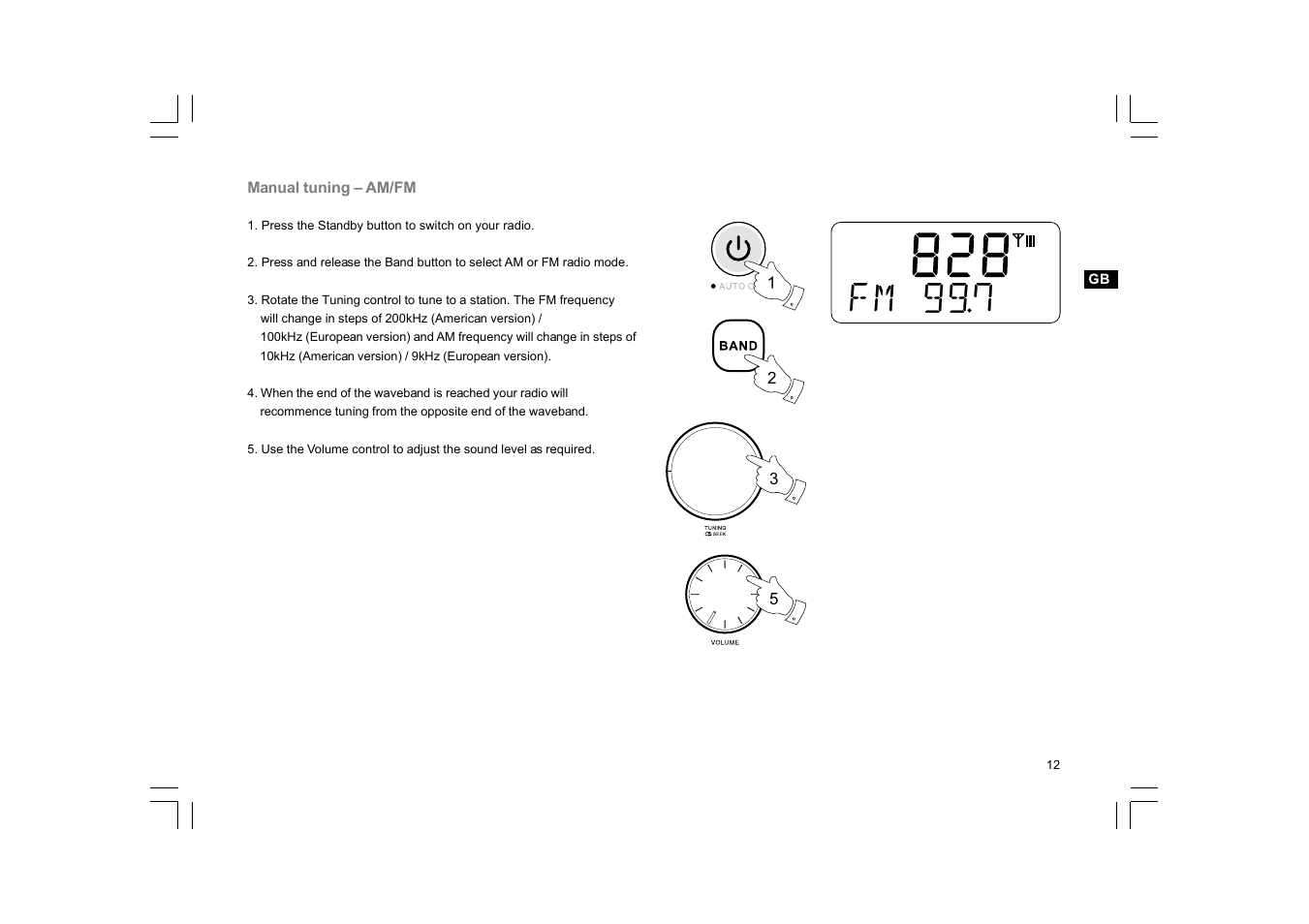 Sangean K-200 User Manual | Page 13 / 29