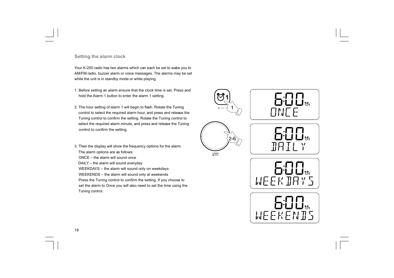 Sangean K-200 User Manual | Page 20 / 29