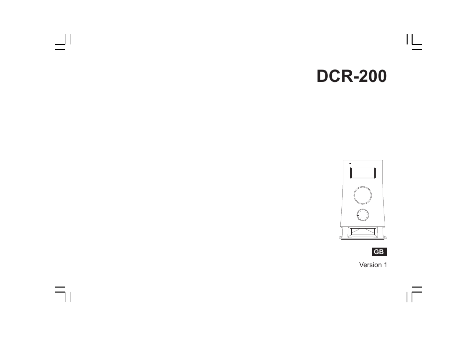 Sangean DCR-200 User Manual | 40 pages