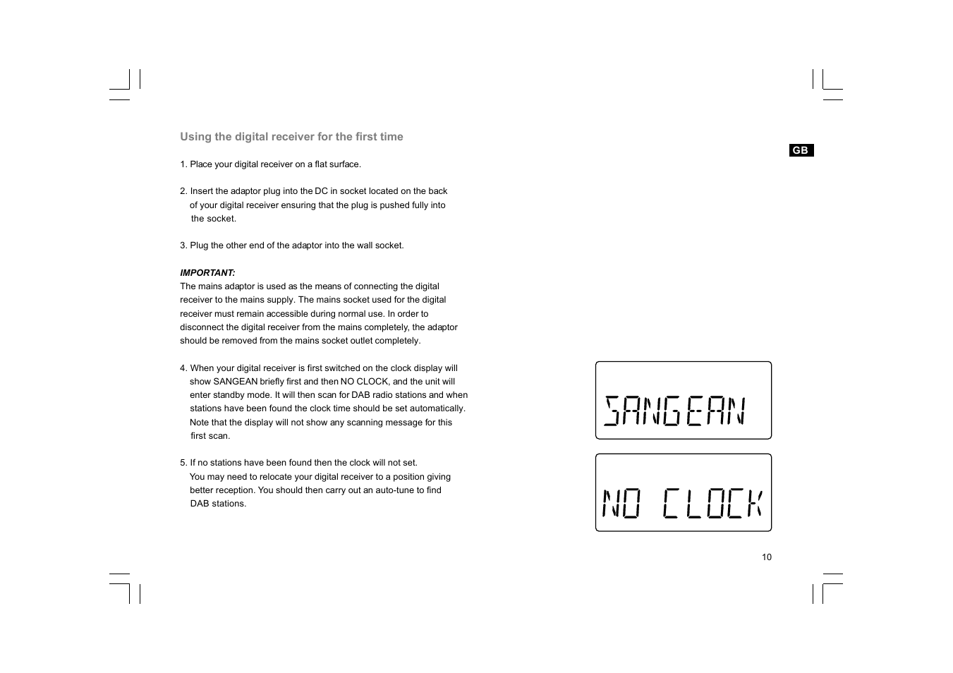 Sangean DCR-200 User Manual | Page 11 / 40