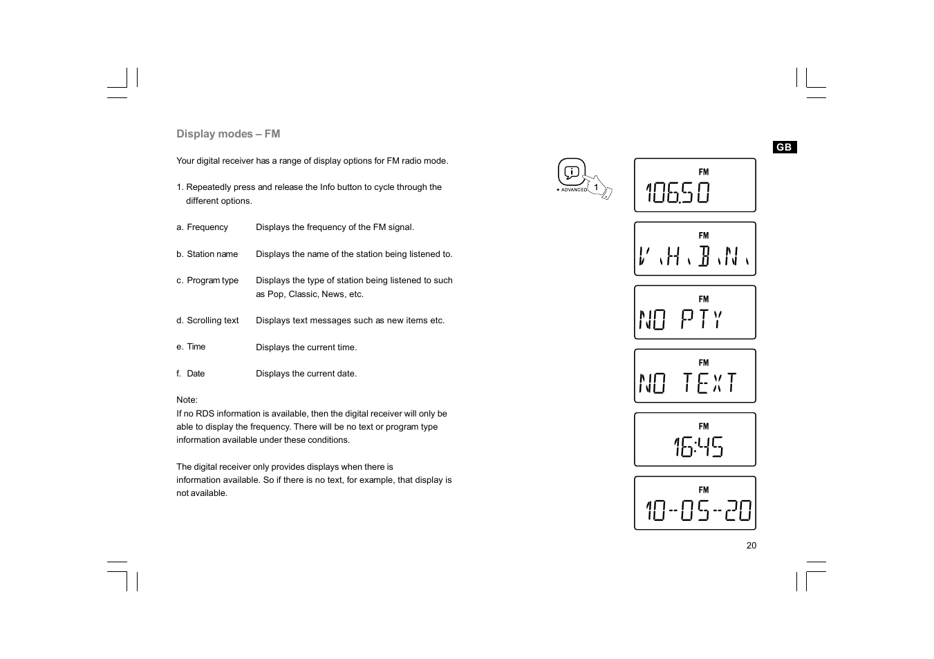 Sangean DCR-200 User Manual | Page 21 / 40