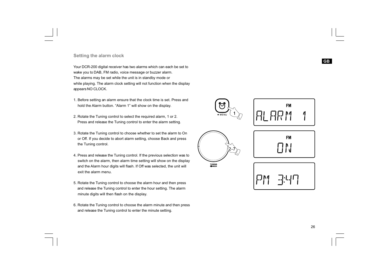 Sangean DCR-200 User Manual | Page 27 / 40