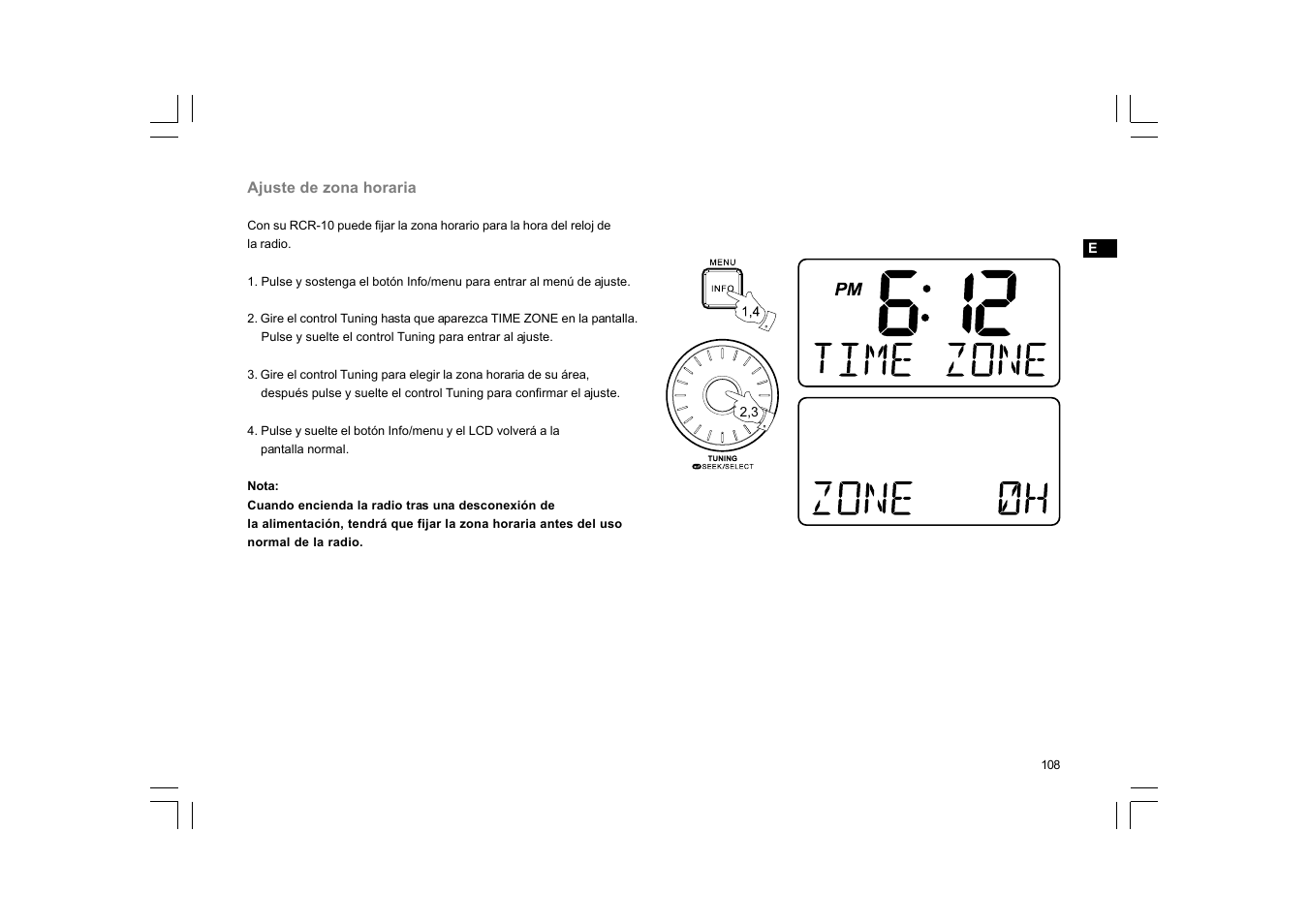 Sangean RCR-10 User Manual | Page 109 / 191