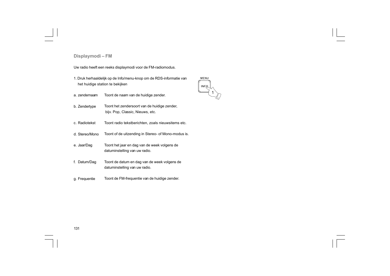 Sangean RCR-10 User Manual | Page 132 / 191