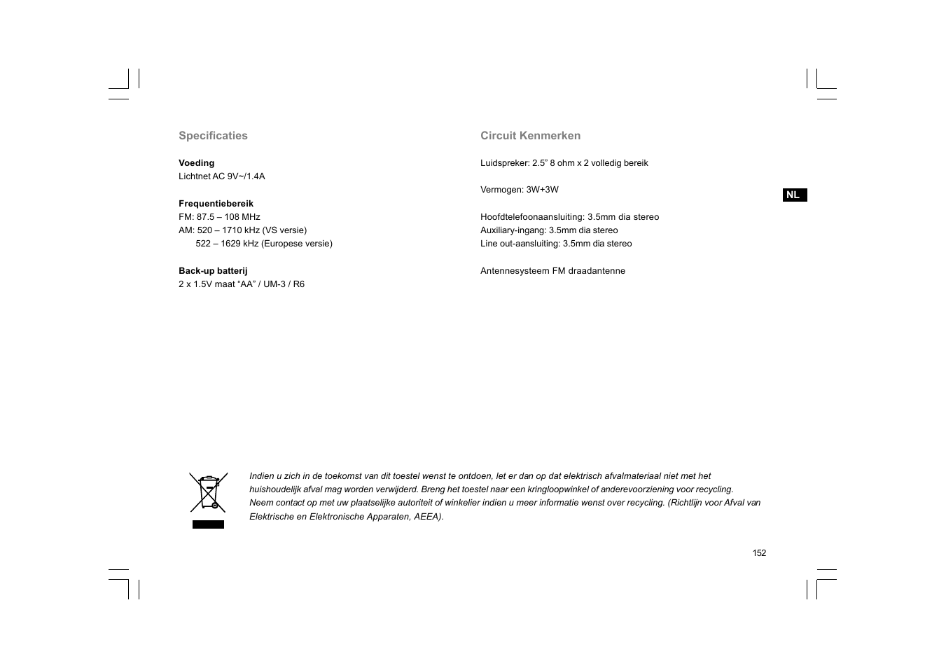 Sangean RCR-10 User Manual | Page 153 / 191