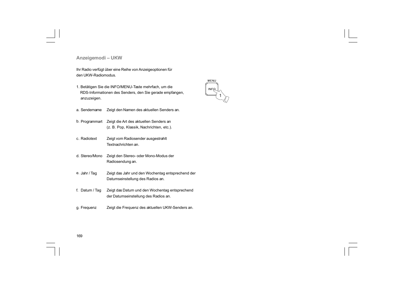 Sangean RCR-10 User Manual | Page 170 / 191