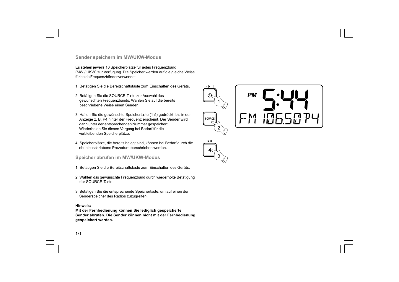 Sangean RCR-10 User Manual | Page 172 / 191