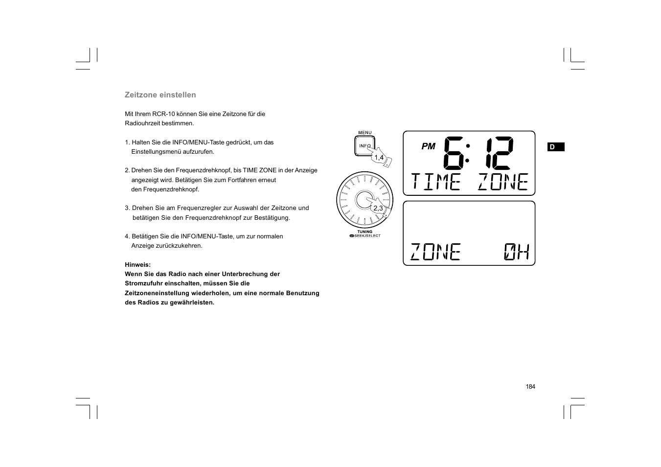 Sangean RCR-10 User Manual | Page 185 / 191
