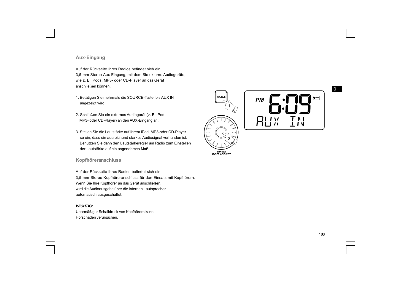 Sangean RCR-10 User Manual | Page 189 / 191