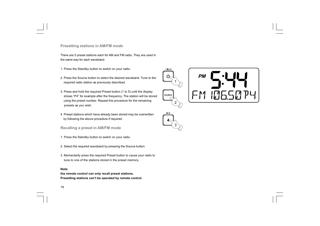 Sangean RCR-10 User Manual | Page 20 / 191