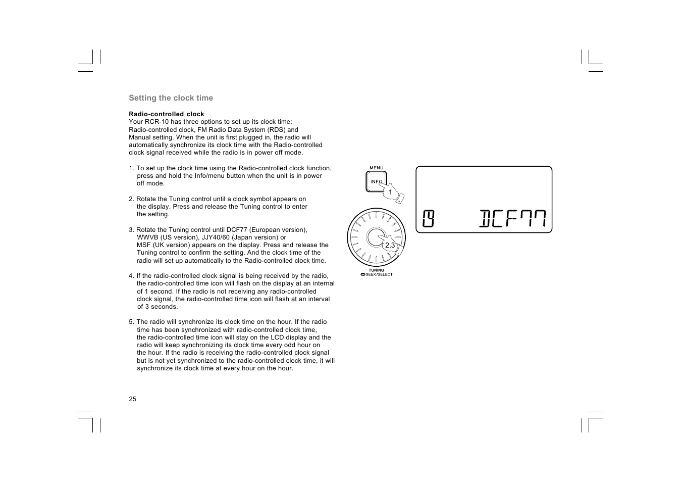 Sangean RCR-10 User Manual | Page 26 / 191