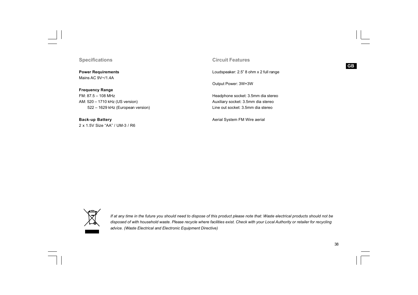 Sangean RCR-10 User Manual | Page 39 / 191