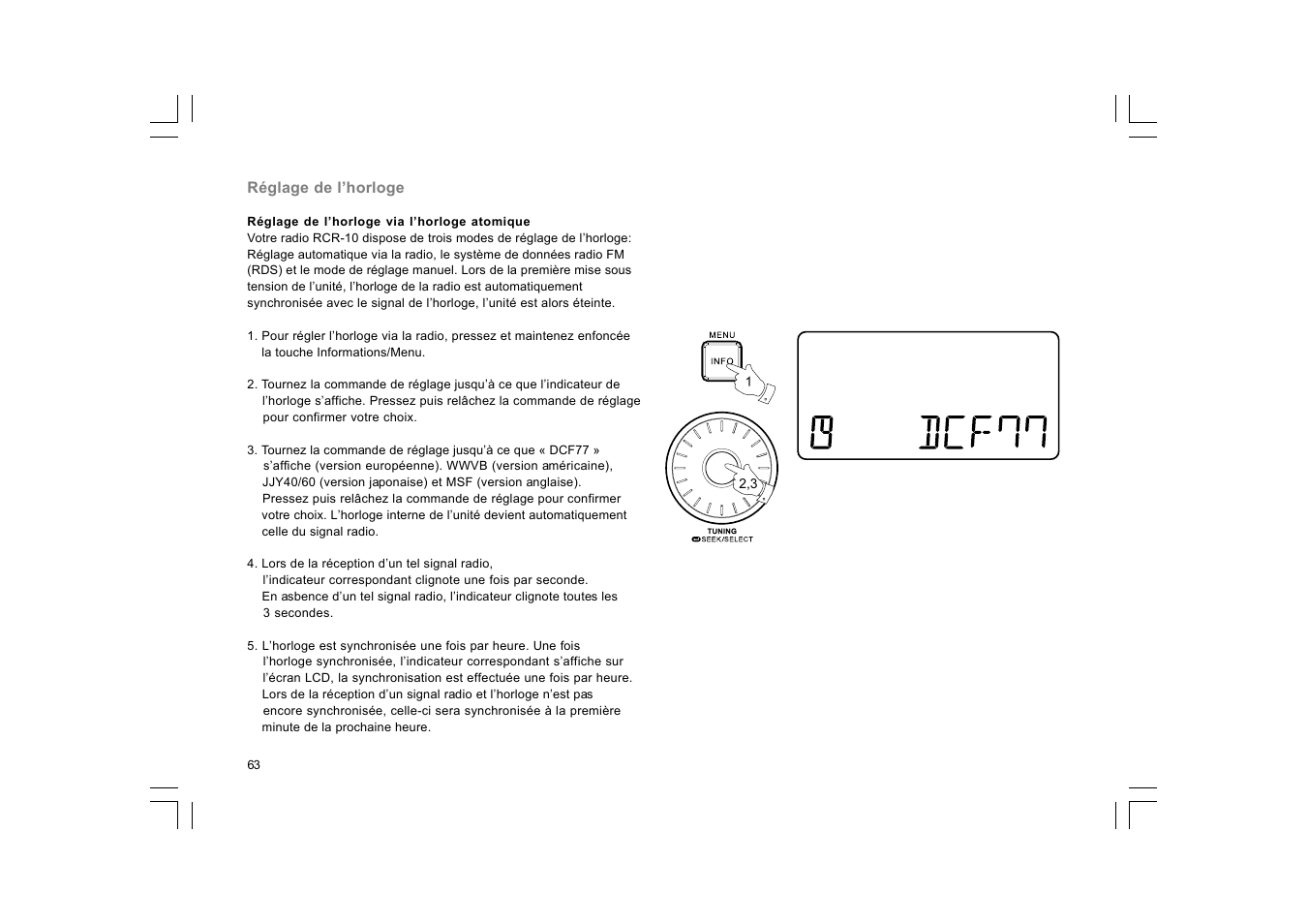 Sangean RCR-10 User Manual | Page 64 / 191