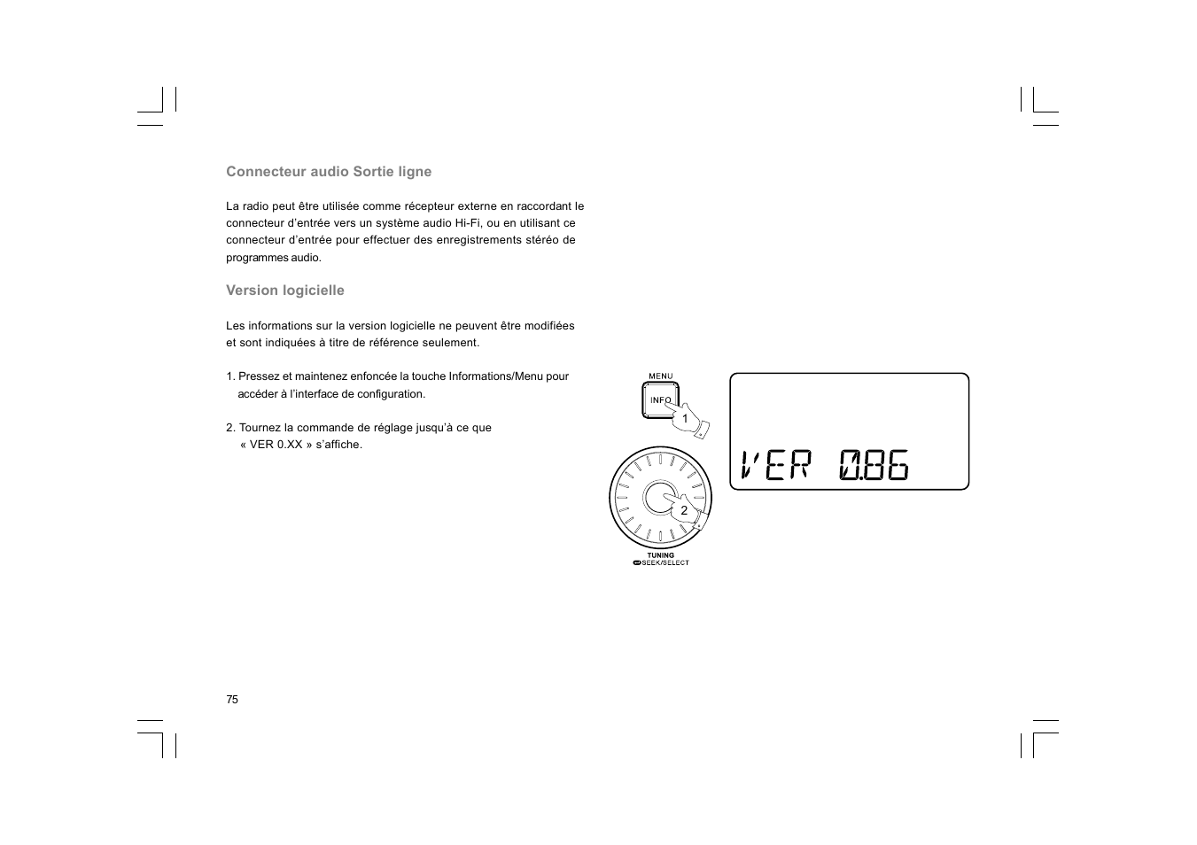 Sangean RCR-10 User Manual | Page 76 / 191