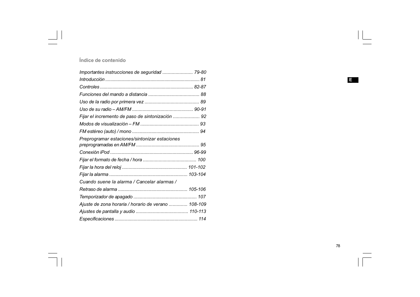 Sangean RCR-10 User Manual | Page 79 / 191