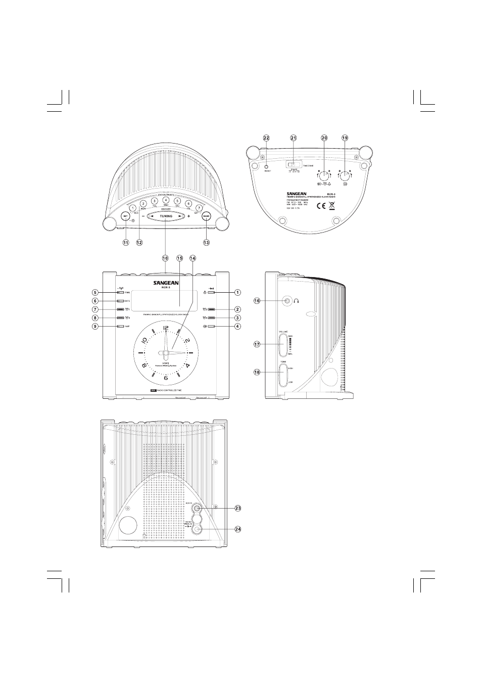 Sangean RCR-3 User Manual | Page 4 / 79