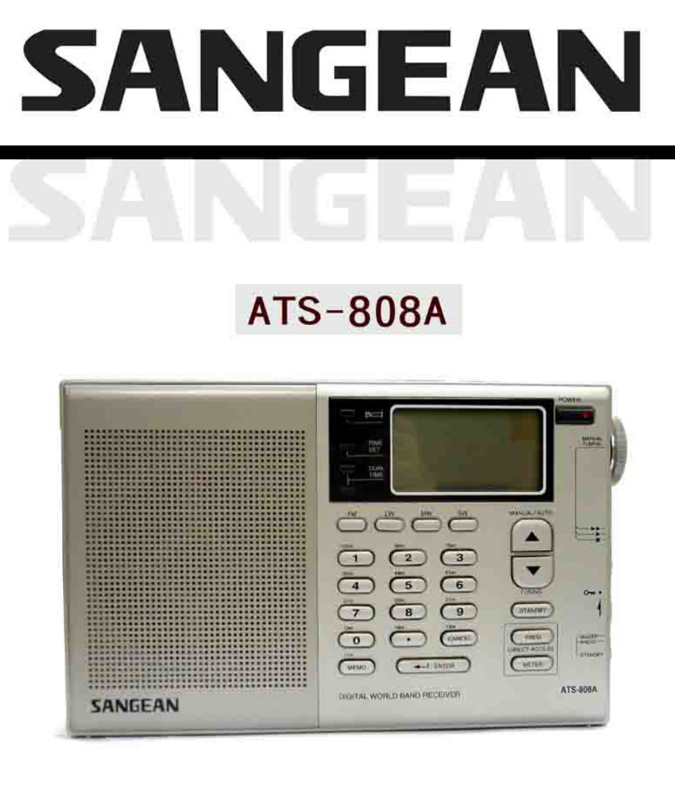 Sangean SANGEAN ATS-808A User Manual | 28 pages