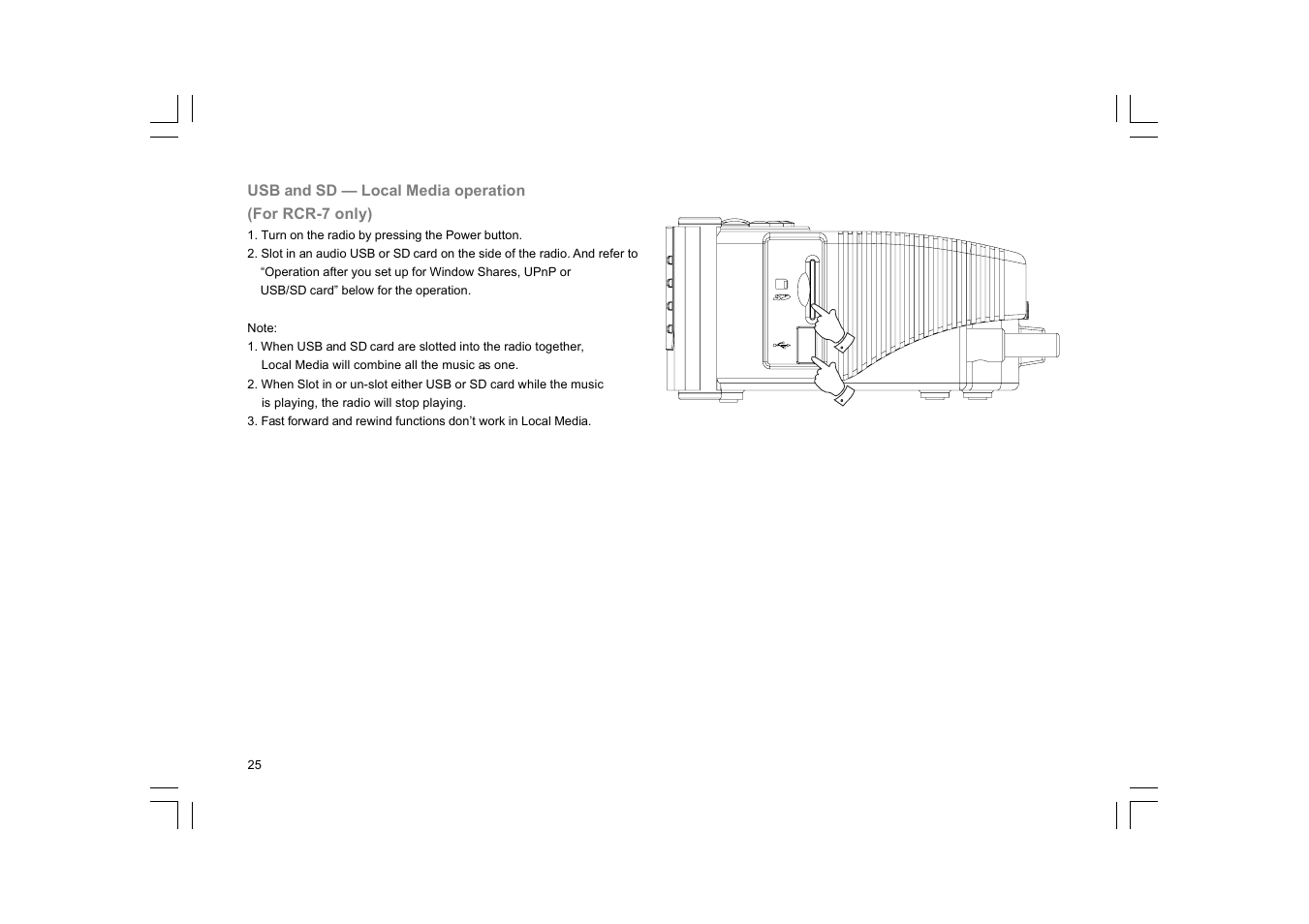 Sangean RCR-7WF User Manual | Page 26 / 40