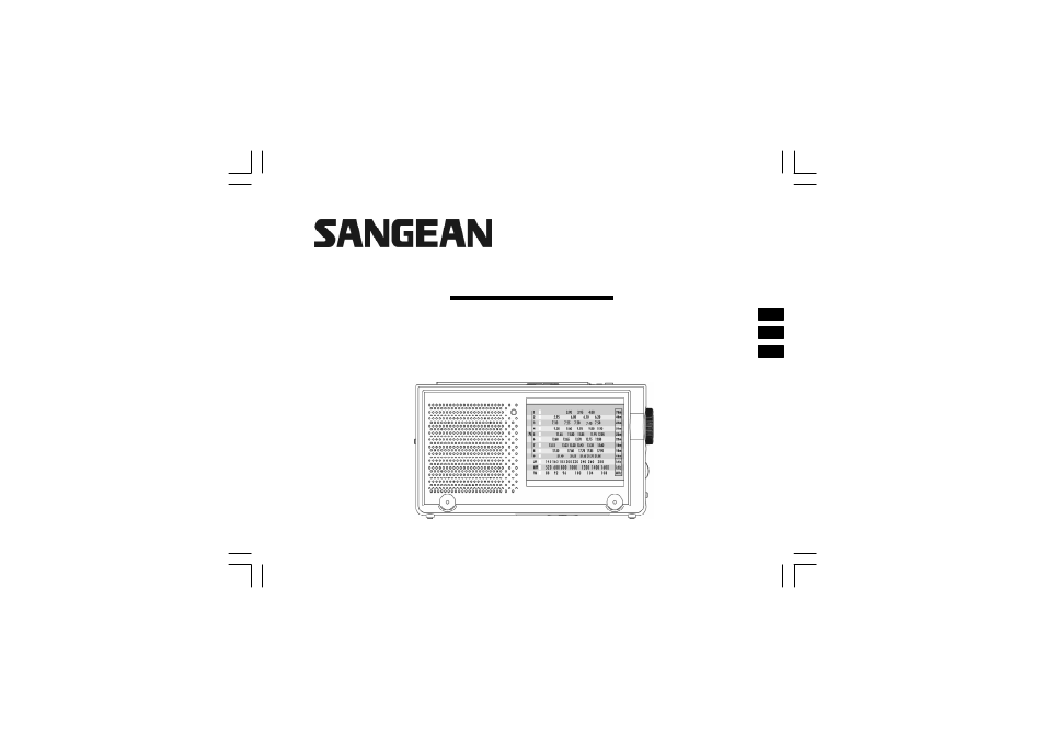 Sangean PT 10 User Manual | 32 pages