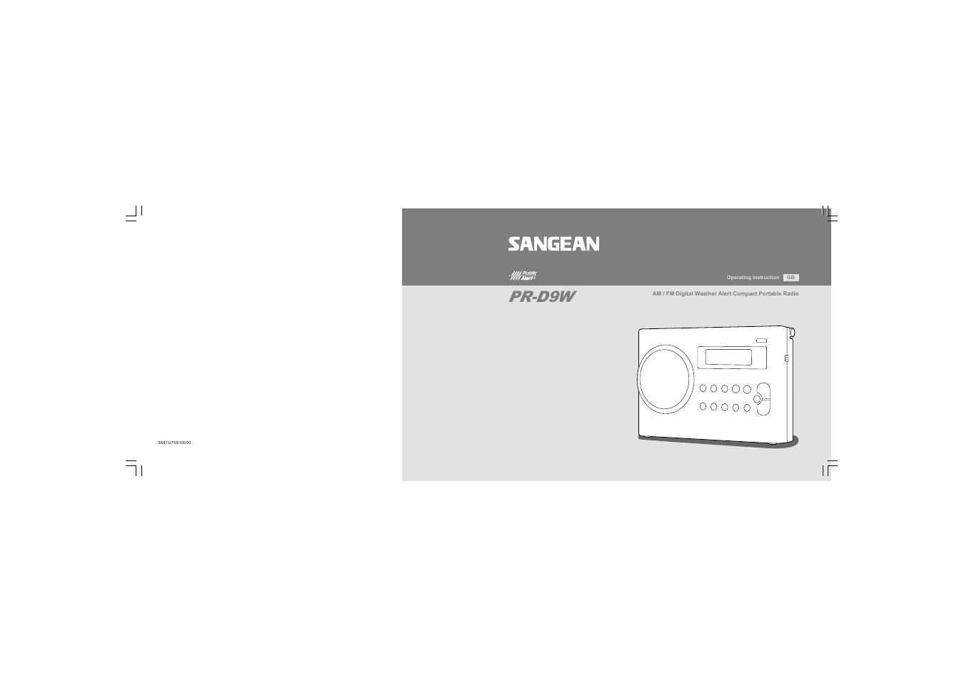 Sangean PR-D9W User Manual | 25 pages