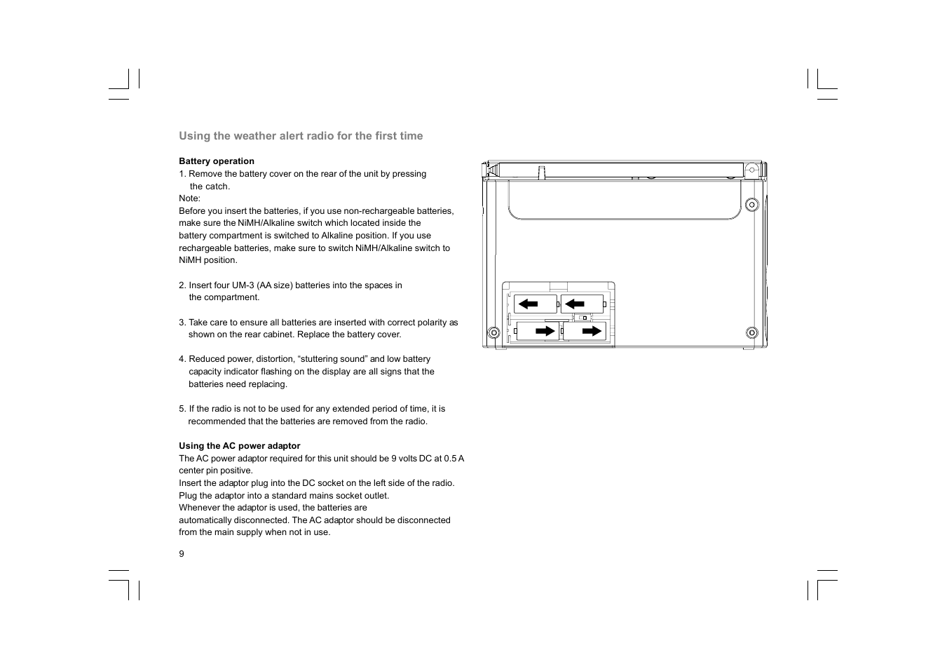 Sangean PR-D9W User Manual | Page 10 / 25