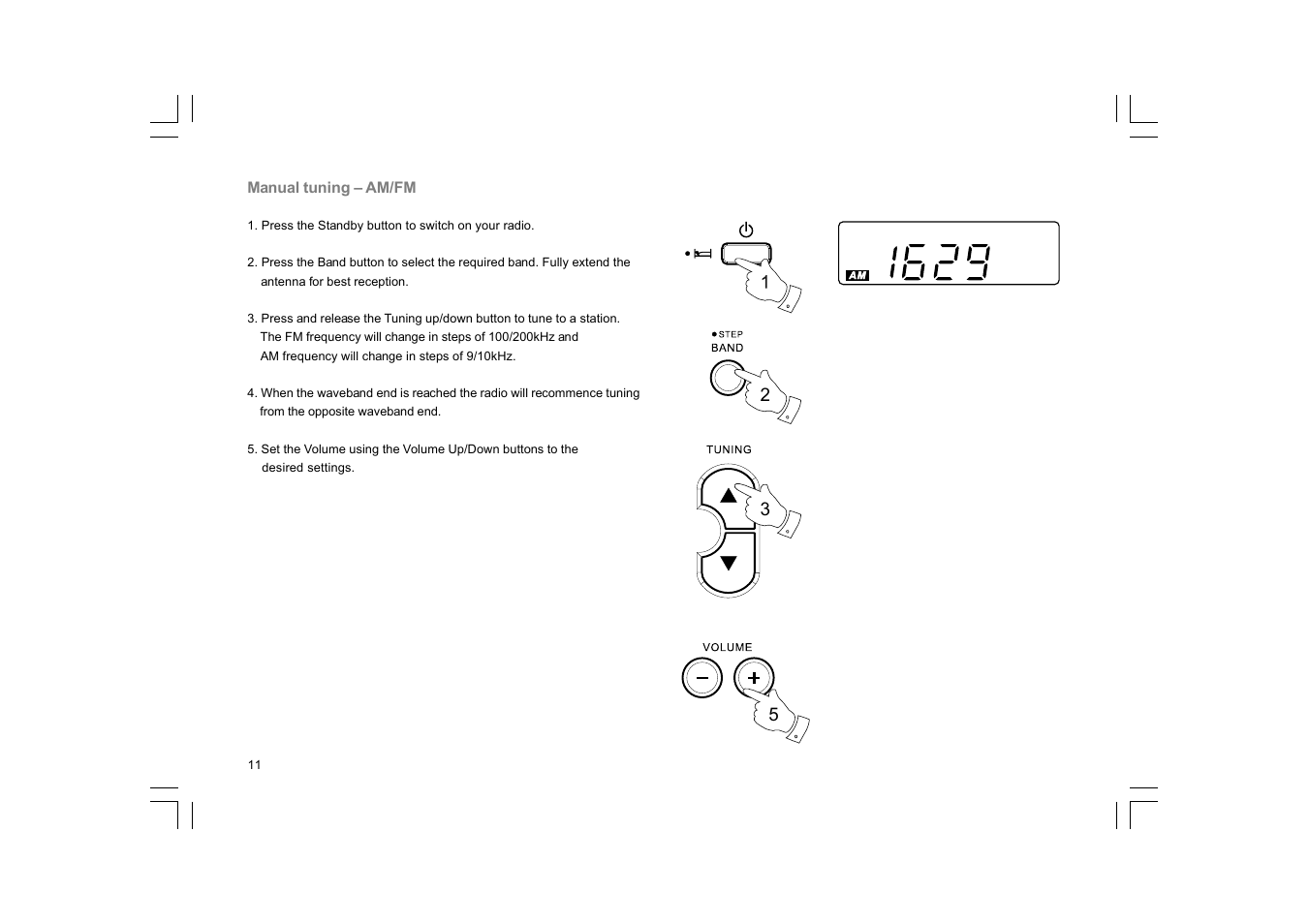 Sangean PR-D9W User Manual | Page 12 / 25