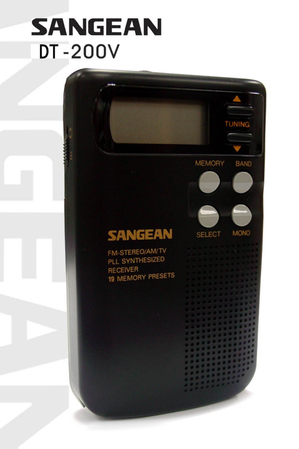 Sangean DT-200V User Manual | 12 pages