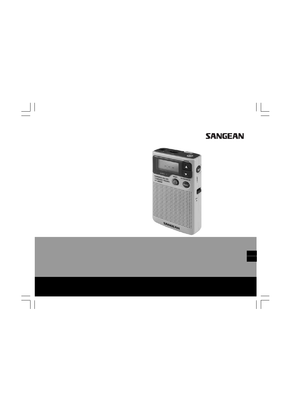 Sangean DT-400W User Manual | 15 pages