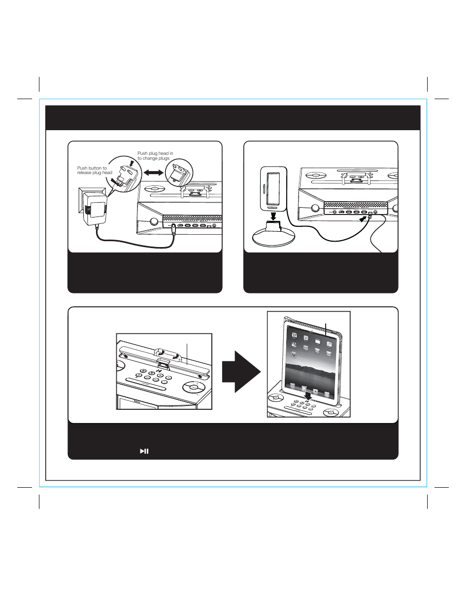 Quick start | SDI Technologies IHOME ID85 User Manual | Page 3 / 14