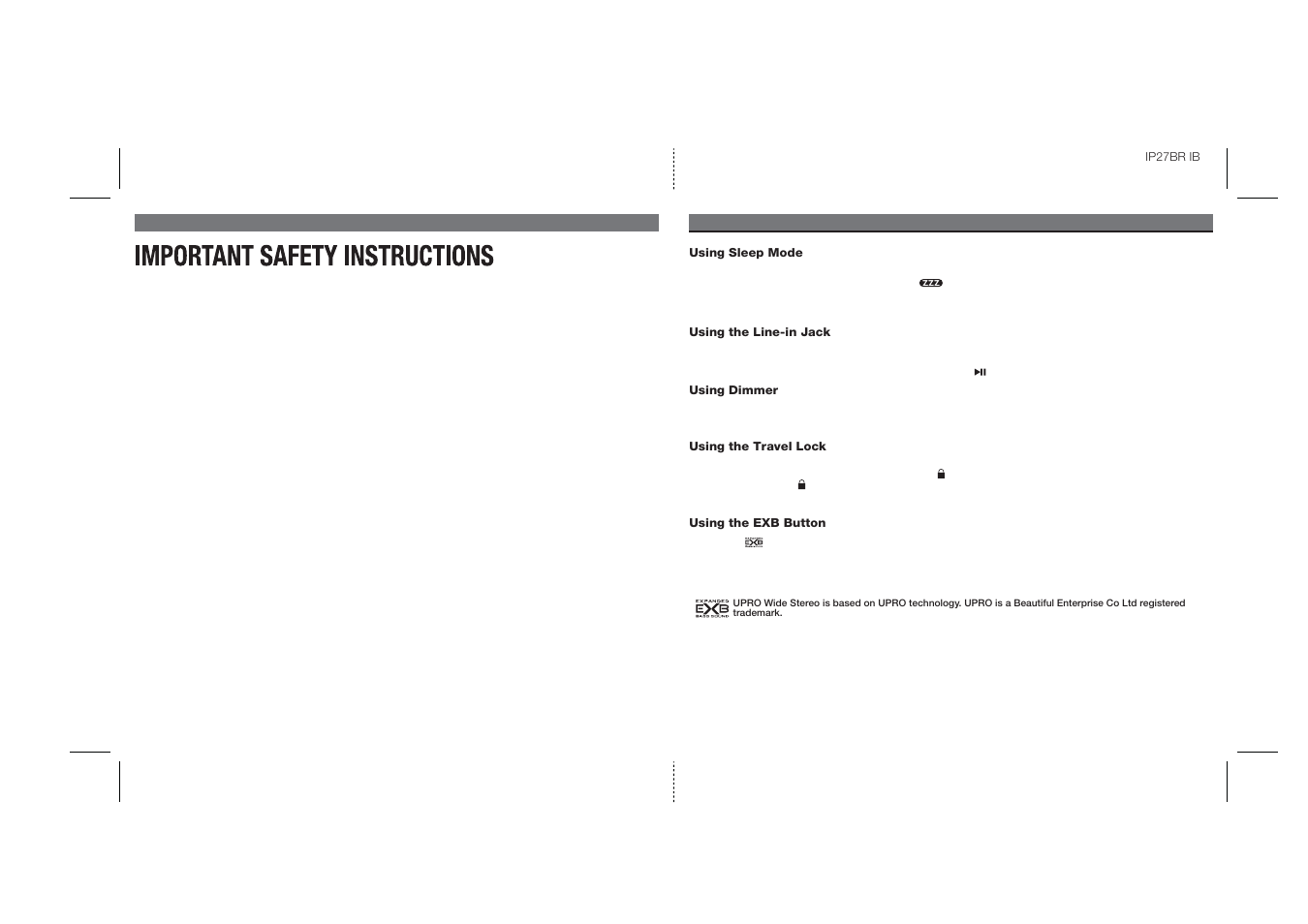 SDI Technologies The Portable System For Your iPhone & iPod iP27 User Manual | Page 10 / 14